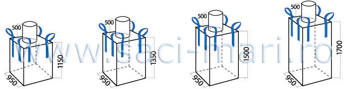 Saci mari din pp cu gura de incarcare